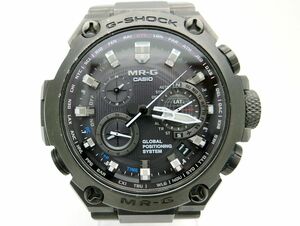 1000円スタート 腕時計 CASIO カシオ G-SHOCK MR-G 5411 MRG-G1000 GPSハイブリッド電波ソーラー マルチバンド6 デイデイト WHO K205