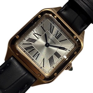 カルティエ Cartier サントス デュモン SM WGSA0022 K18ピンクゴールド 腕時計 レディース 中古