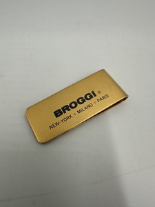 D0157 BROGGI NEW-YORK MILANO PARIS マネークリップ ゴールド アクセサリー