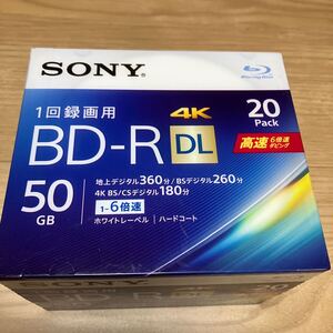 録画用BD-R DL 6倍速 20枚 20BNR2VJPS6