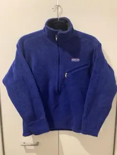 Patagonia R2フリース ハーフジップ 青色