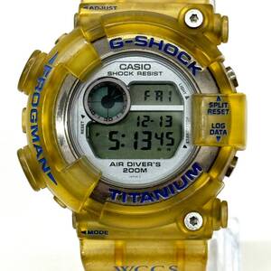 E005-O15-6735◎ CASIO カシオ G-SHOCK ジーショック FROGMAN フロッグマン DW-8201WC W.C.C.S. クォーツ式 メンズ 腕時計 稼働