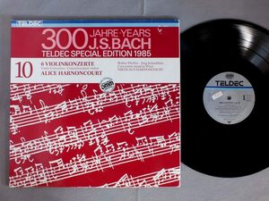 ●独LP HARNONCOURT - CONCENTUS MUSICUS WIEN/BACH - VIOLONKONZERTE●