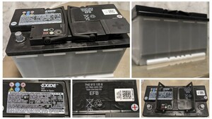 EXIDE TU3 オリジナル バッテリー VW VOLKSWAGEN 720A 7N0 915 105 B EFBシリーズ 欧州車用バッテリー 未使用品 453