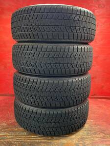 225/55/R19 99Q BRIDGESTONE BLIZZAK DM-V3 製造年2021, 80% バリ山 美品 4本 *443