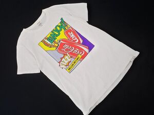 ネコポスOK BEAMS ビームス Coke プリント Tシャツ sizeS/白 ■◆ ☆ efb3 メンズ