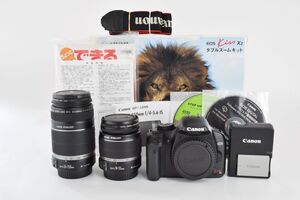 【極上品】キャノン Canon EOS Kiss X2 ダブルズームキット　元箱付き