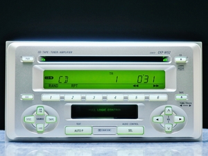 トヨタワイド純正 カーオーディオ 08600-00E10 FH-M8077ZT CKP-W52 CD/カセットプレーヤー 管理記号11g12 送料無料 送料込み 早い者勝ち