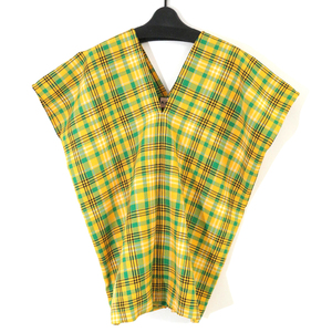 PLAN C 定価59,400円 20SS TARTAN CHECK TOP タータンチェックブラウス / チュニック 38 TPCAB02N00TP026 プランシー