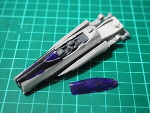 ☆JML05☆ジャンク★バンダイ 1/72 VF-25S スーパーメサイアバルキリー オズマ機 本体フロント部分 のみ ジャンク部品取り 完成品