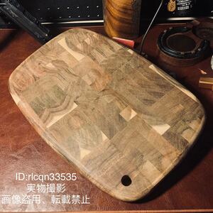 大きセイズ36x24.5cm 天然木製 厚約20mm キャンプまな板 調理用 高級天然木 まな板 アウトドア　野外登山　