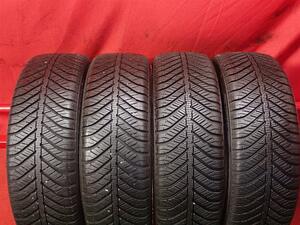 中古タイヤ 165/55R15 75H 4本セット グッドイヤー ベクター 4シーズンズ ワゴンR スペーシア ミラ タント デイズ N-BOX ek 9分山