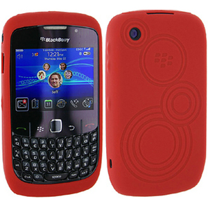 即決・送料込)【RIM純正ソフトケース】docomo BlackBerry Curve 9300 Embossed Skin Coral