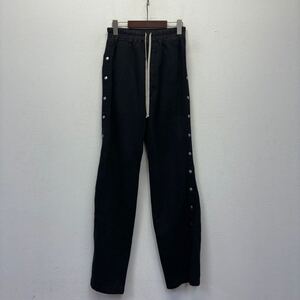 Rick Owens PUSHER PANTS DS02C5336-F リックオウエンス プッシャー パンツ size XS ブラック 長ズボン スウェット