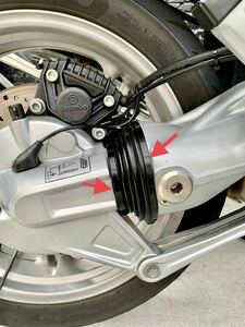 【送料無料】予備含め4本ドライブシャフトブーツバンドBMW R100GS R1100 R1150 K1 K100RS K1100 K1200 モトグッチ スイングアーム