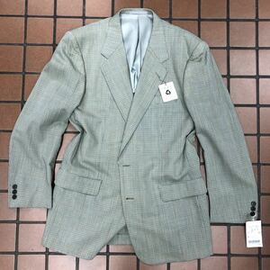 新品　未使用　タグ付き高級John‘s Tailor2つボタンテーラードジャケット サイズA7 アスパラガスグリーン系グレンチェック　日本製　BTS