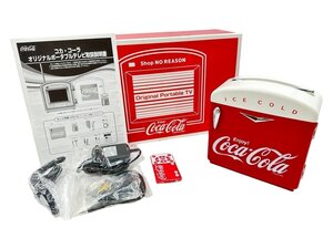 1円 コカ・コーラ オリジナルポータブルテレビ Coca Cola リモコン ケーブル 箱 ノベルティ 非売品