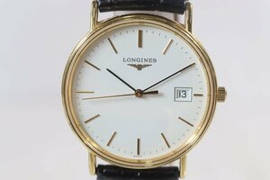 【ト足】 LONGINES ロンジン グランドクラシック デイト L4.720.2 クォーツ メンズ 腕時計 CAZ01CAA37