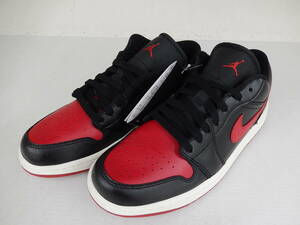 NIKE　WMNS　AIR　JORDAN1　LOW　DC0774-061　27.5ｃｍ　Bred/Sail　ナイキ　エアジョーダン1　美品