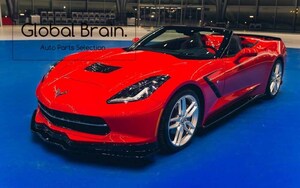 シボレー コルベット C7 フロント バンパー リップ スポイラー / アンダー スプリッター エプロン バンパー ディフューザー