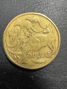 オーストラリア　1ドル硬貨　1984年製