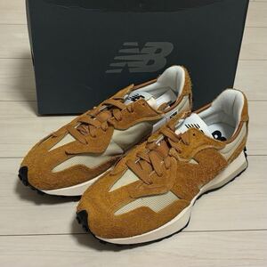 未使用品 new balance ニューバランス U327WCI “Brown” ブラウン/ベージュ US10/28.0cm スニーカー スエード/コーデュロイ 箱タグ付