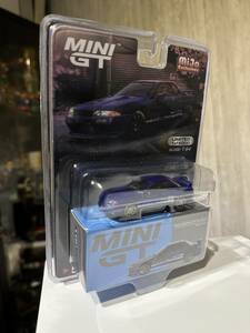 MINI GT ミニGT 1/64 MGT00589 日産 スカイライン GT-R VR32 Top Secret メタリックブルー 