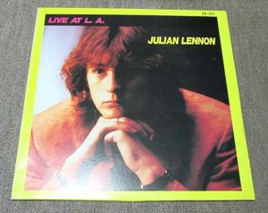 輸入盤1LP：BEATLES/JULIAN LENNON/LIVE AT L. A./CSR RECORDS/JB-721/レッド・カラー・レコード