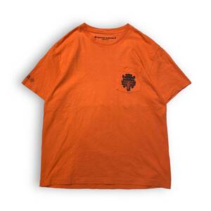 CHROME HEARTS DAGGER PRINT SHORT SLEEVE T-SHIRT ORANGE siye XL ダガープリントTシャツ 半袖Tシャツ オレンジ クロム・ハーツ