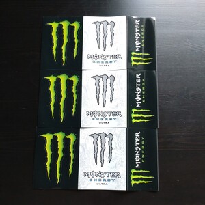 MONSTER ENERGY モンスターエナジー ステッカー 3シート