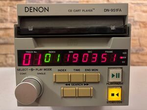 ◇◆ DENON CDプレーヤー DN-951FA　放送局用 専用カート1枚付属 ◆◇