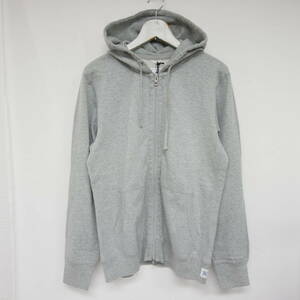 【1円】未使用 国内正規 REIGNING CHAMP レイニングチャンプ FULL ZIP HOODIE LIGHTWEIGHT TERRY ジップパーカー RC-3543 カナダ製 Grey S