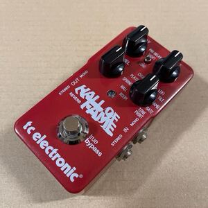 美品 tc electronic エフェクター Hall of Fame REVERB リバーブ