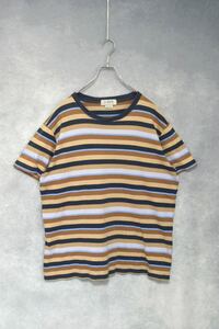 【 90s ジェイクルー 】old J crew ボーダー コットン Tシャツ / size L / 90年代 ボーダーT アメカジ Y2K 半袖Tシャツ バスクシャツ