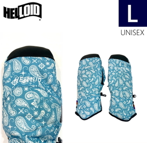 ◎24-25 HELLOID SNOW MITTEN カラー:PAISLEY Lサイズ ヘルロイド スキー スノーボード