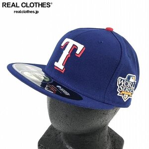 NEW ERA/ニューエラ テキサス レンジャーズ 2010 MLB World Series Patch 59FIFTY キャップ/7-3/8 /000