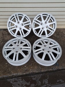 美品　ダイハツ　純正　14×4.5J＋45　PCD100　4穴　アルミ　流用　軽自動車全般　軽トラ　軽バン　夏用　冬用　スタッドレス　ラジアル　