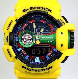 G-SHOCK ジーショック 【ITCEOY8JIDNU】 GA-400-9A Hyper Colors ハイパーカラーズ ロータリースイッチ イエロー LEDライト 2014年9月発売