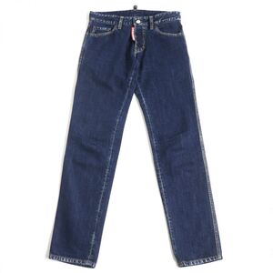 美品□19AW DSQUARED2/ディースクエアード S74LB0578 Slim Jean ボタンフライ デニムパンツ/スキニージーンズ インディゴブルー 42 正規品