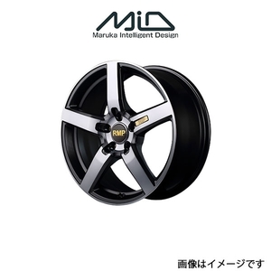 MID RMP 050F アルミホイール 1本 MPV LY3P(18×7J 5-114.3 INSET48 ガンメタDC/マットスモーククリア)