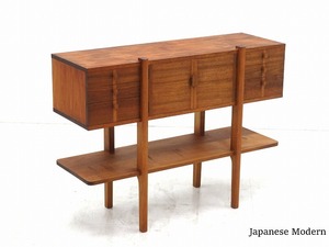 展示品★ジャパニーズモダン★ウォールナット★無垢材★チェスト★サイドボード★和モダン検ジョージナカシマ天童木工前川國男柳宗理家具蔵