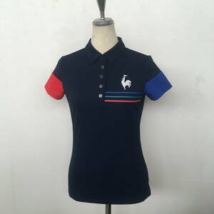 le coq sportif GOLF COLLECTION ルコックゴルフ レディース 美品 ドライポロシャツ