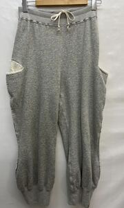 20240613【maturely】マチュアリー 13-24-0140-101 Fold Jersey Pants スウェットパンツ 