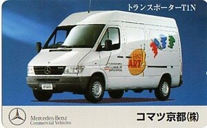 ★車（コマツ京都）のテレカ★