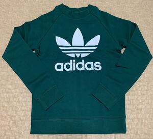 adidas originals アディダス オリジナルス・トレフォイルクルーネック スウェット トレーナー 長袖・Lサイズ・新品