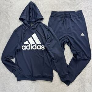 新品未使用 adidas XLサイズ アディダス セットアップ スウェット トラックスーツ パーカー ジョガーパンツ ジム トレーニング 定番 正規品