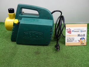 通電確認のみ★TASCO 高性能ツーステージ真空ポンプ TA150TR 傾けるとキャップからオイルが漏れます 現状お渡し タスコ 中古品 240108