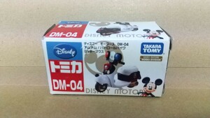 トミカ ディズニー モータース DM04 チムチム パトロールバイク ミッキーマウス 内袋未開封 外箱傷みあり