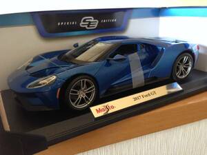 限定数 マイスト Maisto 1/18 2017 Ford GT ブルー フォード