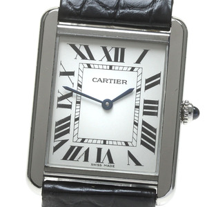 カルティエ CARTIER W5200003 タンクソロLM クォーツ メンズ _845752